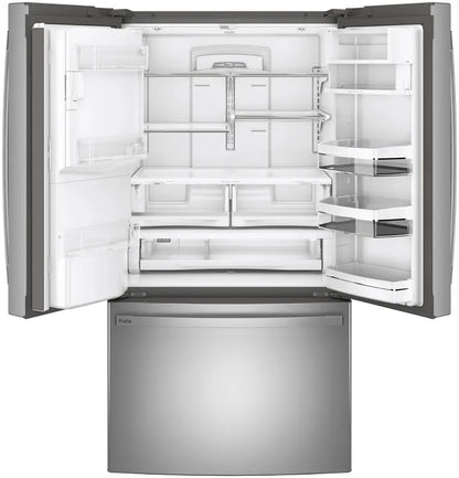 GE Profile ENERGY STAR French-Door Refrigerator  27.7 Cu. Ft with Fingerprint-Resistant Finish & Hands-Free AutoFill Dispenser