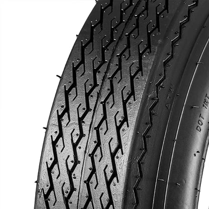 Albott Set of 2 4.80-12 Bias Trailer Tires 6PR 480-12 4.80×12 Hightway Boat Motorcycle Tires, Load Range C