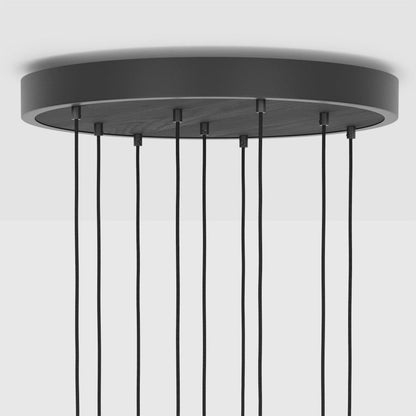 The Original Nine Pendant in Graphite + Sphere IV
