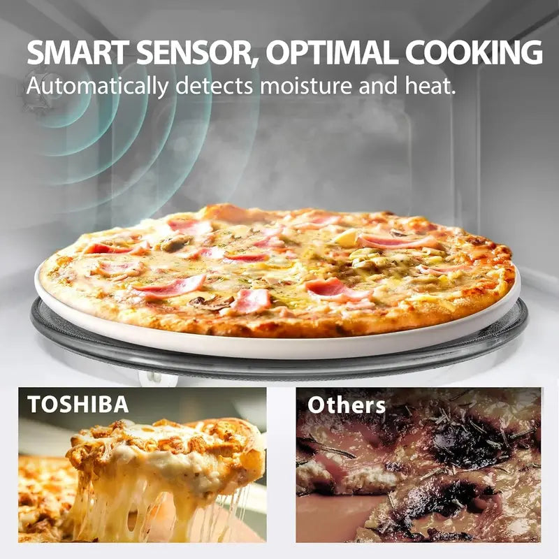 TOSHIBA ML-EC42P(SS) 4-in-1 Microwave Oven  Convection, Air Fryer, Smart Sensor & Mute Mode