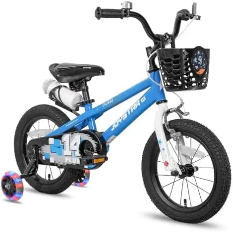 JOYSTAR Kids’ Bicycles 12-20 Inch with Light-Up Training Wheels  Ages 3-12, Multiple Colors