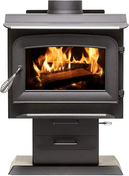 Ashley Hearth AW1120E-P — 1200 Sq. Ft. Pedestal Wood-Burning Stove