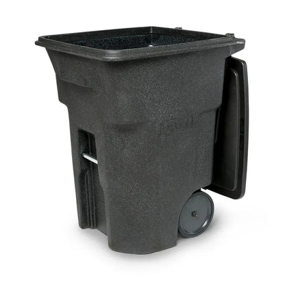 Toter 96-Gallon Wheeled Trash Can  Smooth-Rolling Dual Wheels, Snap-On Lid & Durable Resin Construction