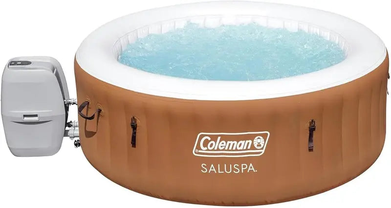 Coleman SaluSpa Miami Inflatable Hot Tub  24 Person, 120 AirJets, Insulated Cover, Portable Outdoor Spa