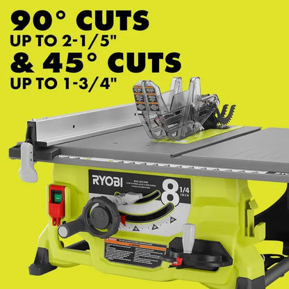 RYOBI 13 Amp 8-1/4 in. Compact Portable Corded Jobsite Table Saw (No Stand) RTS08