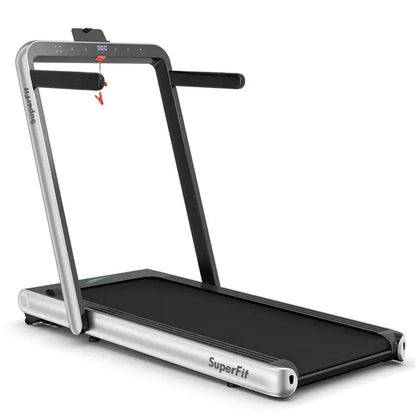 Dual-Function Folding Treadmill  4.75HP Under-Desk Model with App Compatibility