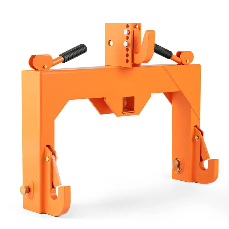 Adjustable 3-Point Quick Hitch  3000 lb Towing Capacity with 5-Position Height Settings