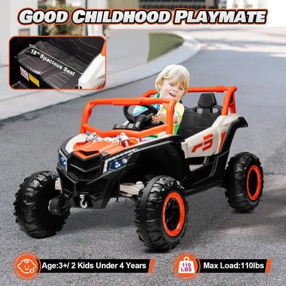 JOYRACER 4x150W RC Off-Road Car for Kids with Shock Absorption and Bluetooth Audio