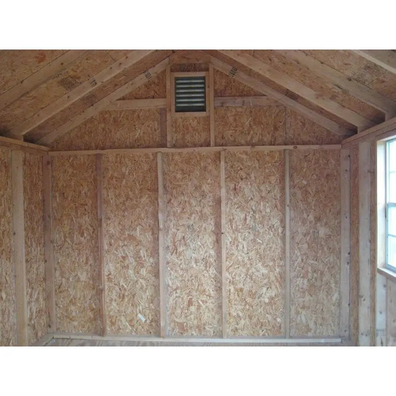 Colonial Williamsburg 10 ft. W × 16 ft. D Rustic-Style Storage Shed  Mixed-Material Build