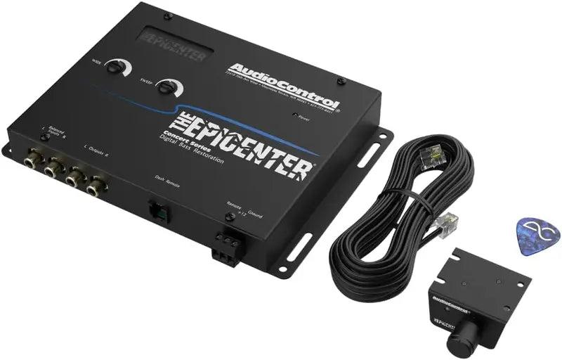 AudioControl Epicenter Bass Enhancement Processor with Wired Remote for Car Audio Systems