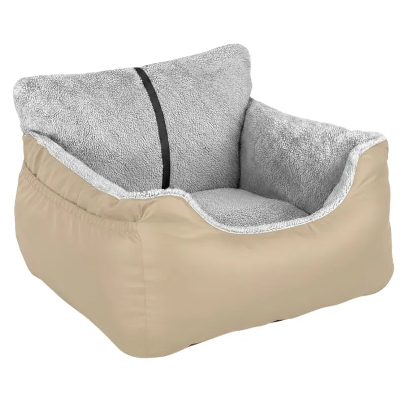 Lightweight 25-Lb Pet Booster Seat Designed for Front or Rear Vehicle Seating