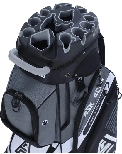 ASK ECHO T-Lock Golf Cart Bag  Waterproof Rain Cover, Ergonomic Handles, Universal Fit