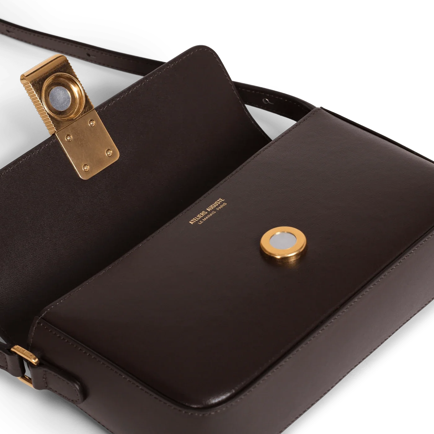 Monceau Baguette - Cuir Box Chocolat