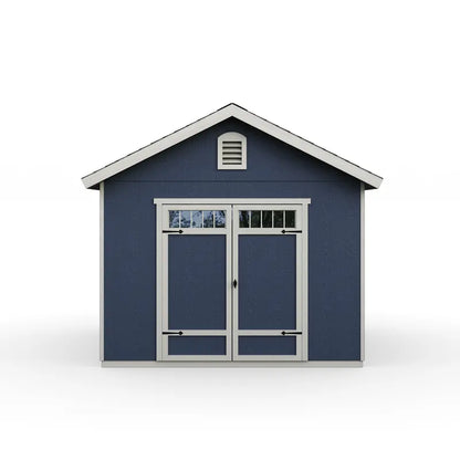 Handy Home Beachwood Wood Storage Shed  10 ft x 12 ft, Includes Floor and Assembly Hardware