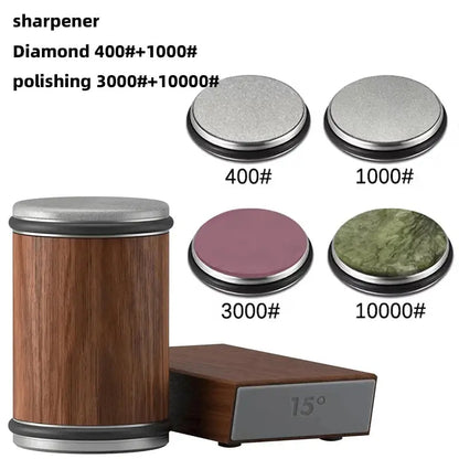 Dual-Angle Rolling Knife Sharpener  Precision Edge Restorer for Home Chefs