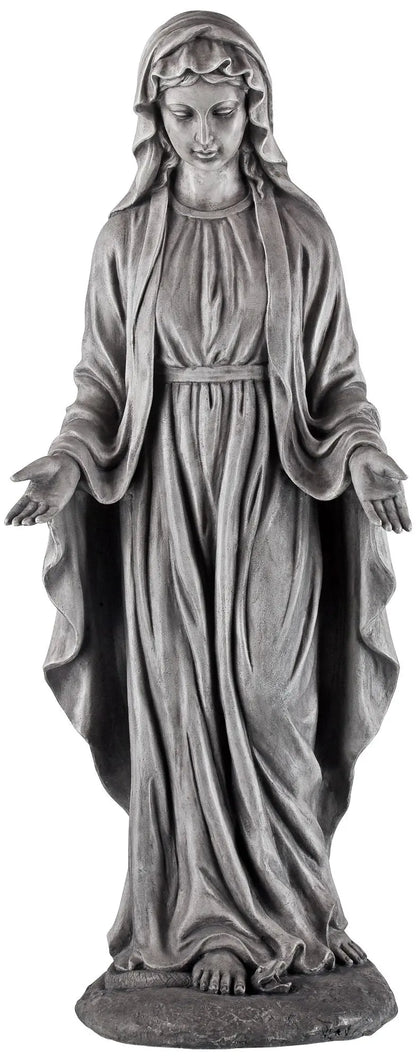 John Timberland Outdoor Statue 29 1/2″ High Virgin Mary Sculpture for Yard Garden Patio Deck Home Entryway Hallway