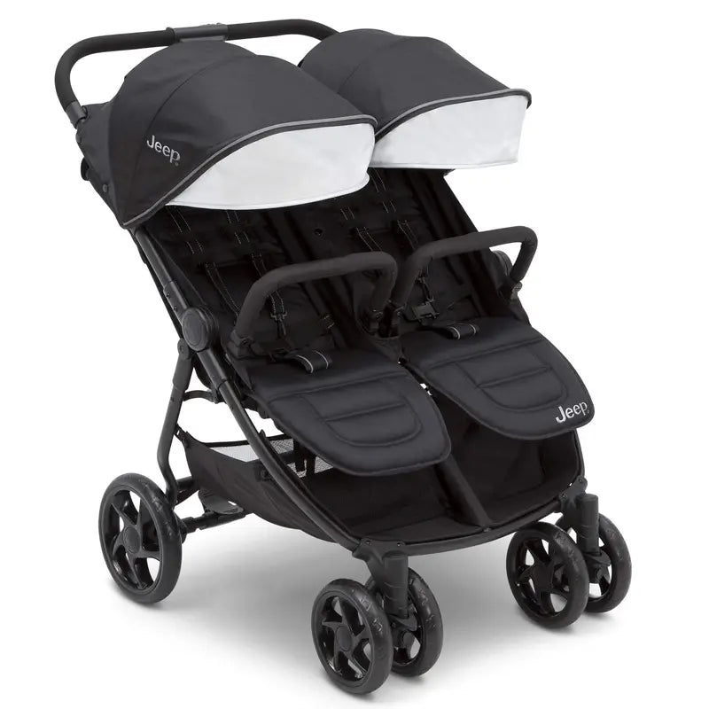 Jeep Destination Ultralight Double Side-by-Side Stroller for Toddlers