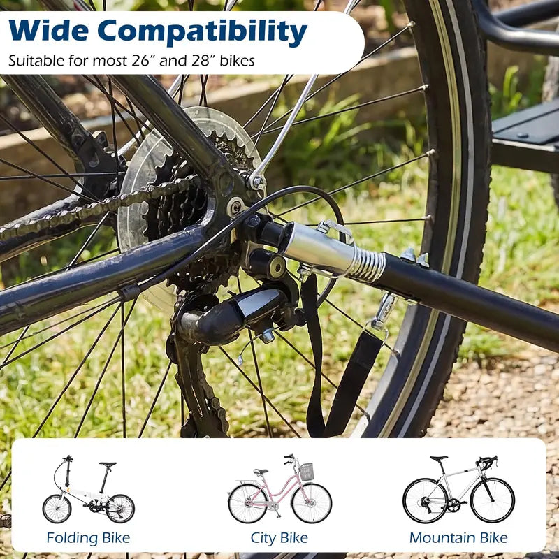 70.5″ x 28″ x 26″ Heavy-Duty Bike Cargo Trailer for Bicycles