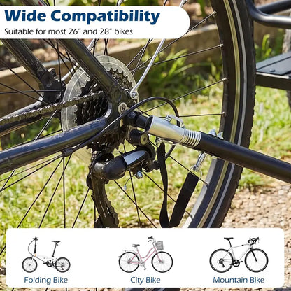 70.5″ x 28″ x 26″ Heavy-Duty Bike Cargo Trailer for Bicycles