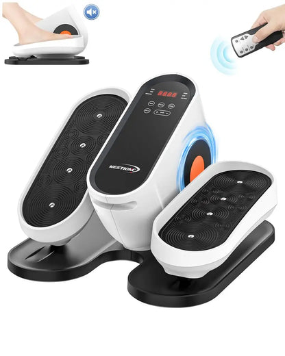HJDFGSS Electric & Manual Under Desk Elliptical Exerciser with Auto/Manual Modes, Intelligent Control Panel, Quiet Operation, Non-Slip Pedals