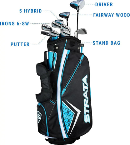 Callaway Women’s Strata Complete Golf Club Set  Driver, Irons, Putter, Bag & Accessories