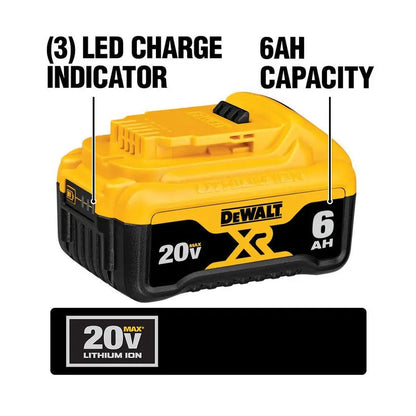 DeWalt 20V MAX XR Cordless Brushless Drywall Screw Gun  2 Batteries & Charger