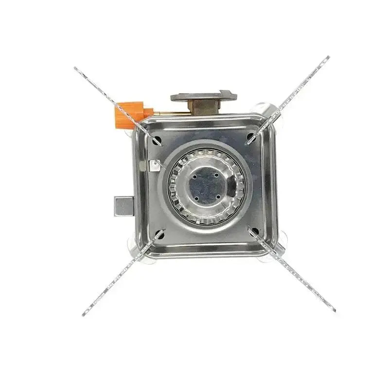 Portable Butane Gas Stove  Lightweight Single Burner, Non-Stick Surface, 2800W Power, Travel-Friendly