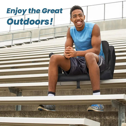 TOPSKY Stadium Seat with Back Support, 18.7″ Wide, Reclining, Padded, Waterproof, Portable