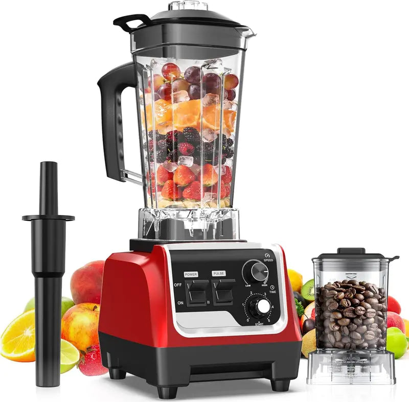 1800W High-Performance Smoothie Blender  70oz Countertop Model with 20oz Grinder Cup