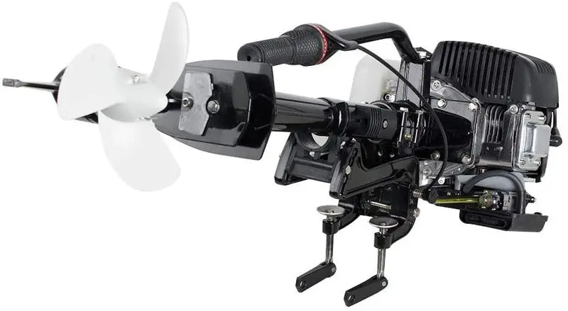 Funchic 3.6 HP 4-Stroke Outboard Motor  55cc Air-Cooled Engine for Inflatables & Small Boats