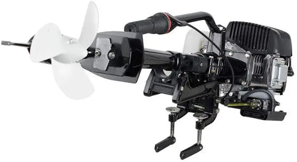 Funchic 3.6 HP 4-Stroke Outboard Motor  55cc Air-Cooled Engine for Inflatables & Small Boats