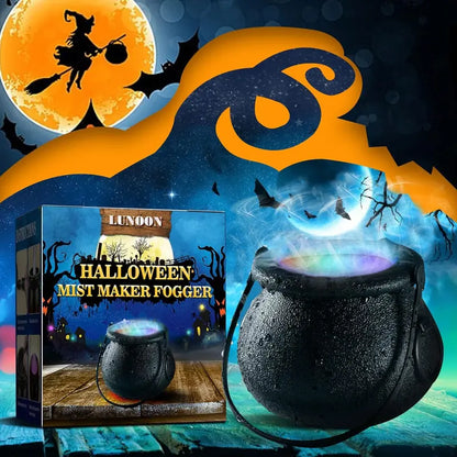 Color-Changing LED Halloween Smoke Machine for Atmospheric Effects