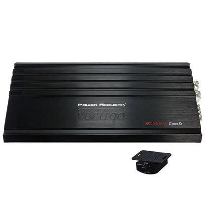 Power Acoustik 10,000W Class D Mono Car Amplifier  High-Power 1-Ohm Stable Audio Amplifier for Subwoofers