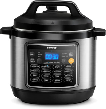 COMFEE 16-in-1 Electric Pressure Cooker  Non-Stick Inner Pot with Smart Presets
