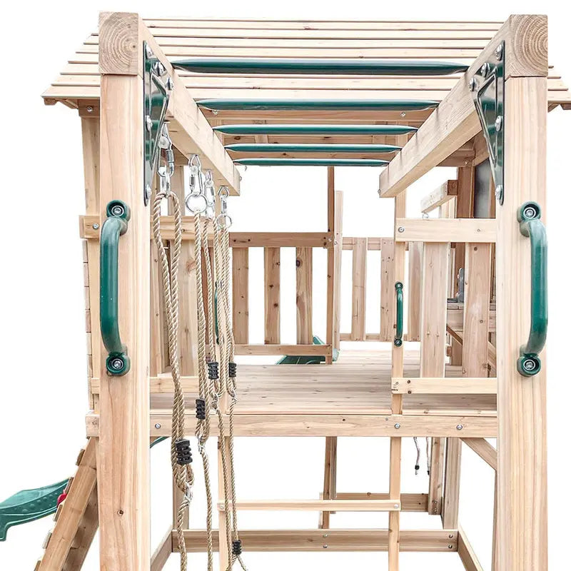 Lifespan Kingston Kids’ Cubby House Featuring a 2.2-Meter Green Slide