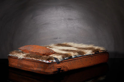 Lit pour chat « Inuit » orange automne