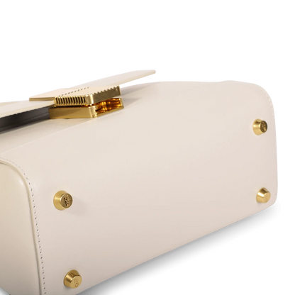 Mini Marly - Cuir Box Blanc Cassé