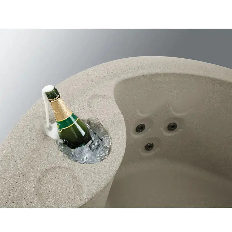 Lifesmart 4-Person Plug-and-Play Hot Tub  Oval Spa with 13 Jets, Energy-Efficient Heating & Easy Setup