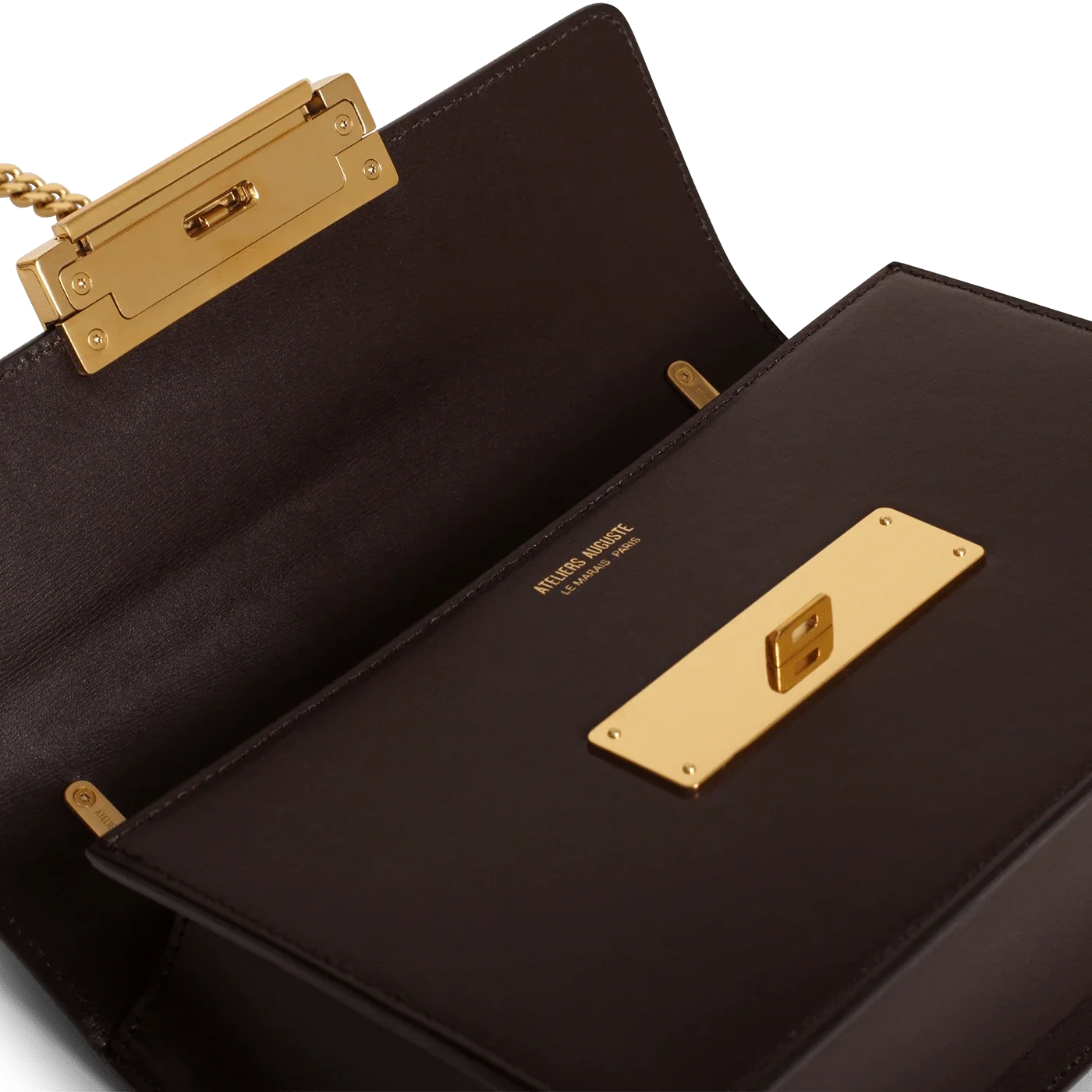 Alma - Cuir Box Chocolat