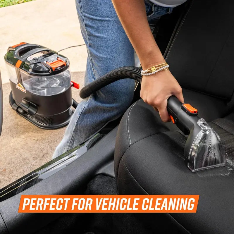 7-Amp Portable Spot Cleaner for Cars, Carpets, and Upholstery Stain Removal