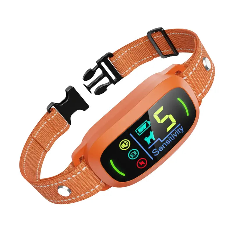 Rechargeable Vibration-and-Beep Bark Collar for Dogs with 5 Sensitivity Levels