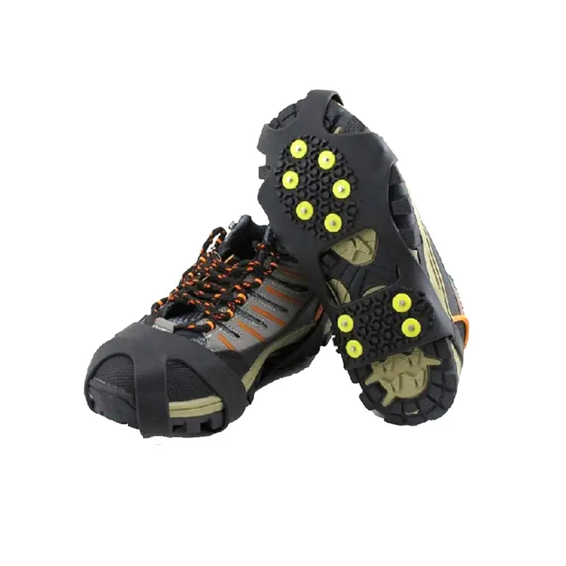 Heavy-Duty Steel Spike Ice Cleats for Boots and Outdoor Footwear
