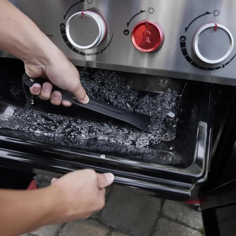 Weber Genesis E-325 Liquid Propane Grill — Sleek Black Finish, 3-Burner System, Premium Outdoor Cooking Performance