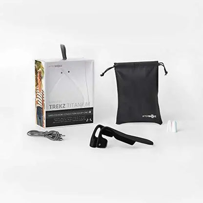 AfterShokz Titanium Bone Conduction Bluetooth Headphones  Lightweight Wireless Audio for Active Lifestyles