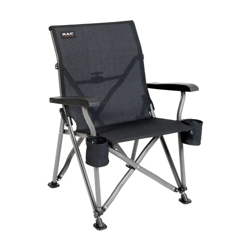 Mac Sports Heavy-Duty Folding Camp Chair  Durable Steel Frame and Reinforced Fabric