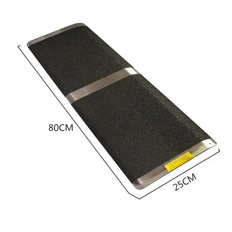 Portable Wheelchair Ramp for Thresholds  Non-Slip, Supports 660 lbs, Indoor/Outdoor Use