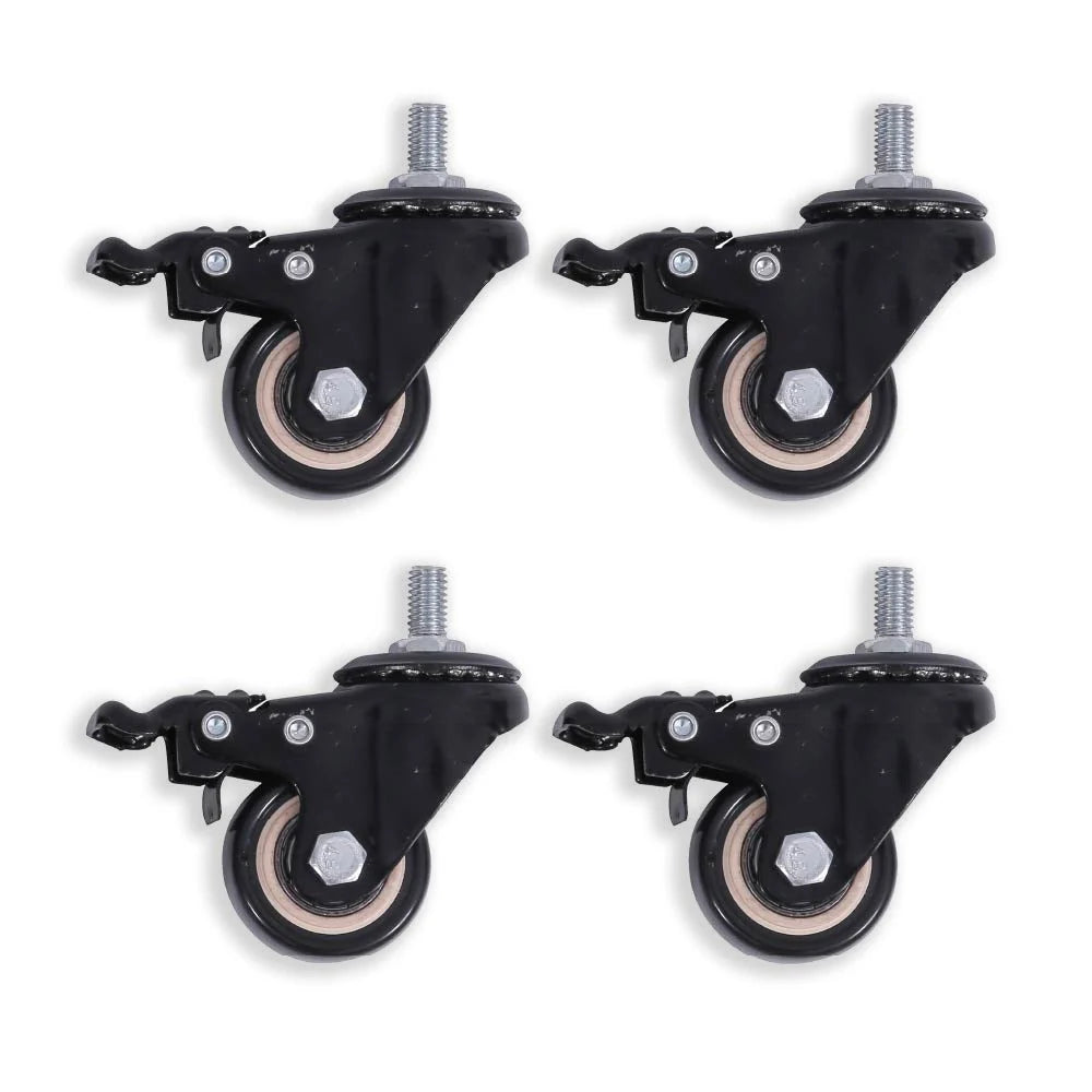 ROUES en acier pour Bureau Assis Debout KQUEO (x4)