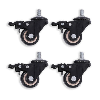 ROUES en acier pour Bureau Assis Debout KQUEO (x4)