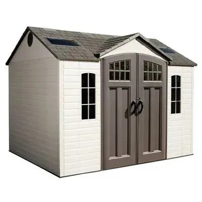 Lifetime 10 ft x 8 ft Heavy-Duty Outdoor Storage Shed  UV-Resistant Polyethylene Panels
