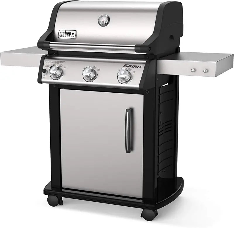 Weber Spirit E-325 3-Burner Liquid Propane Gas Grill for Outdoor Grilling and Barbecuing